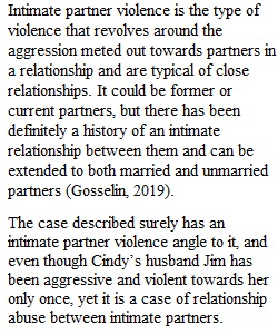 Chapter Eight - Intimate Partner Violence Family